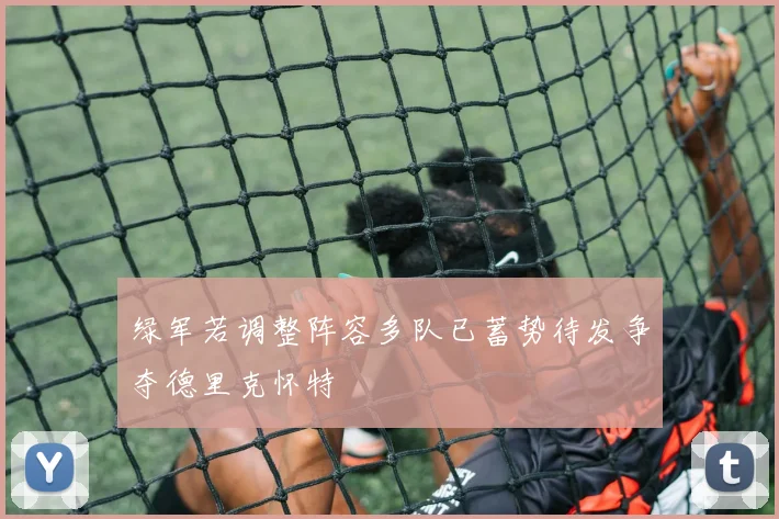 绿军若调整阵容多队已蓄势待发争夺德里克怀特